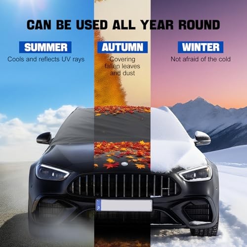 Windshield Cover for ice and Snow | 600D Three-Layer Composite