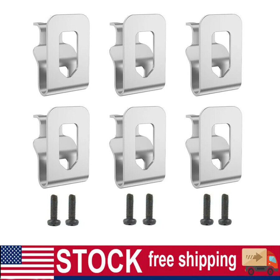 6 PCS Drill Belt Clip Hook For Dewalt 20V Tools for DCD740B DCD740B-B3 DCD771C2