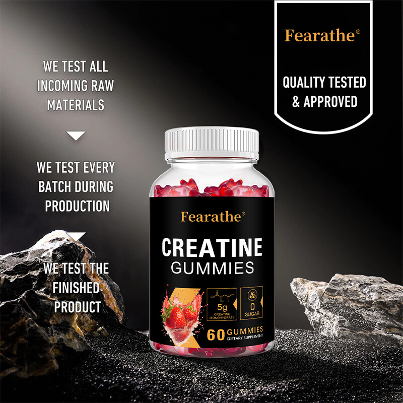 Creatine Monohydrate 5 g Boost Brain Function + Build Muscle