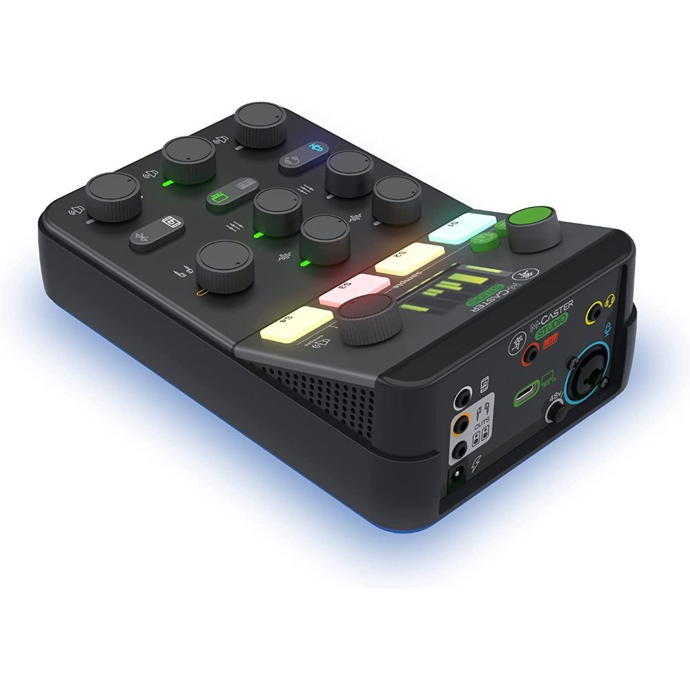 Mackie MCaster Studio Portable Streaming Mixer (Black)