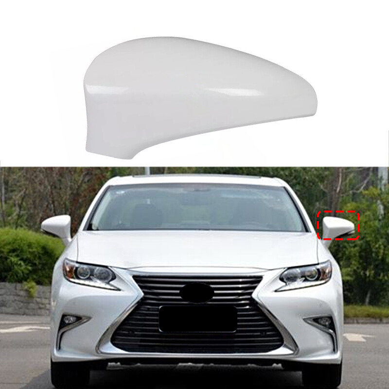 Pearl White Left Rearview Side Mirror Shell Cover Cap For Lexus ES 2013-2017