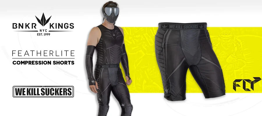 BunkerKings Fly Compression Shorts S/M Black
