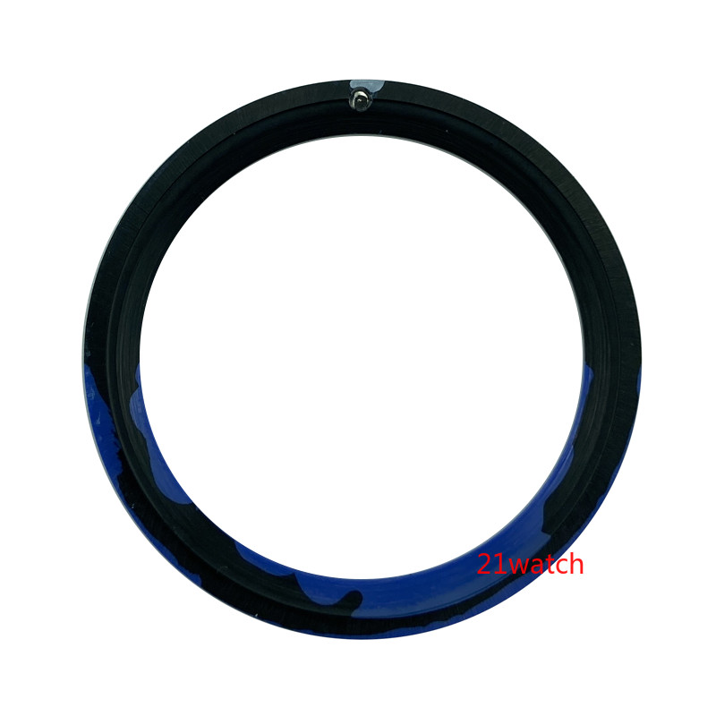 38MM SUB Batman Ceramic Bezel Insert Black Blue For 40mm Diver Watch