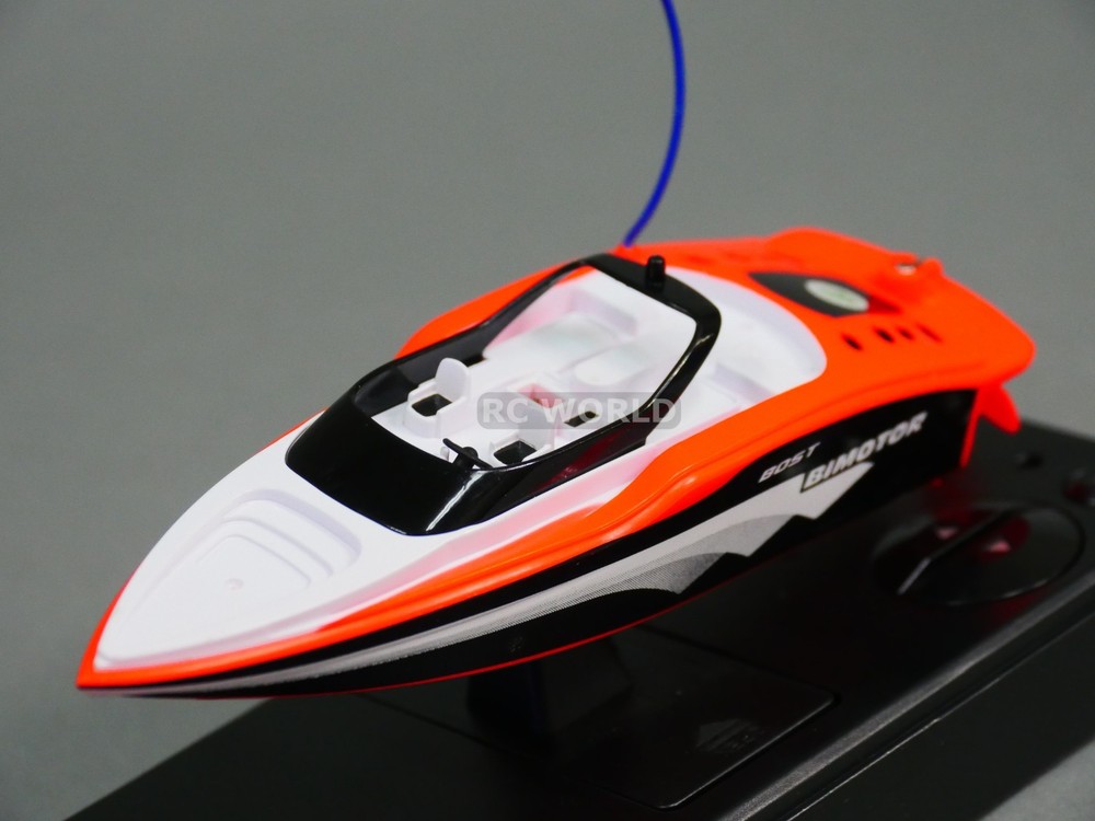Remote Control RC Micro BOAT MINI RC Boat -RED - 27MHz