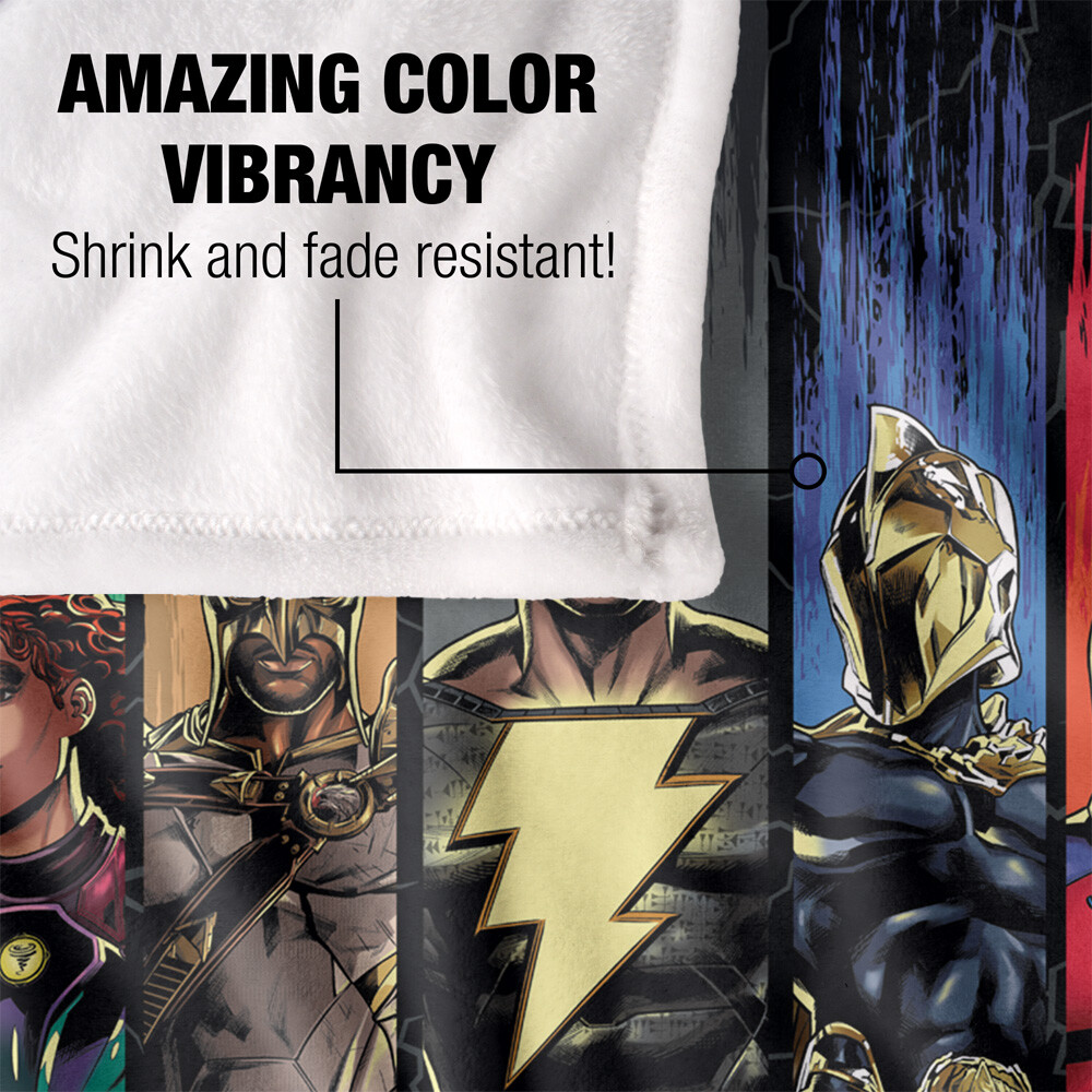 Black Adam Players Silky Touch Super Soft Throw Blanket