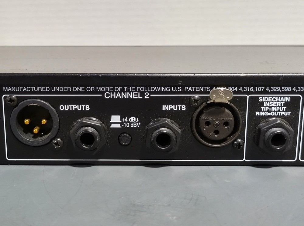 DBX 166XL 2-Channel Analog Professional Compressor/Limiter/Gate Rack System