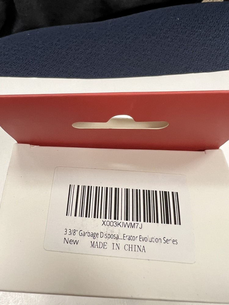 Sink Baffle Garbage Disposal Replacement Evolution Series 3-3/8" open box