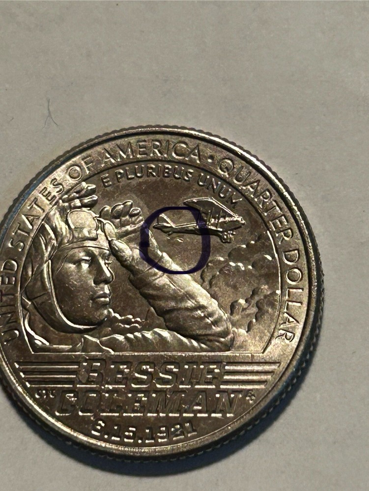 2023 P Bessie Colman Quarter Error