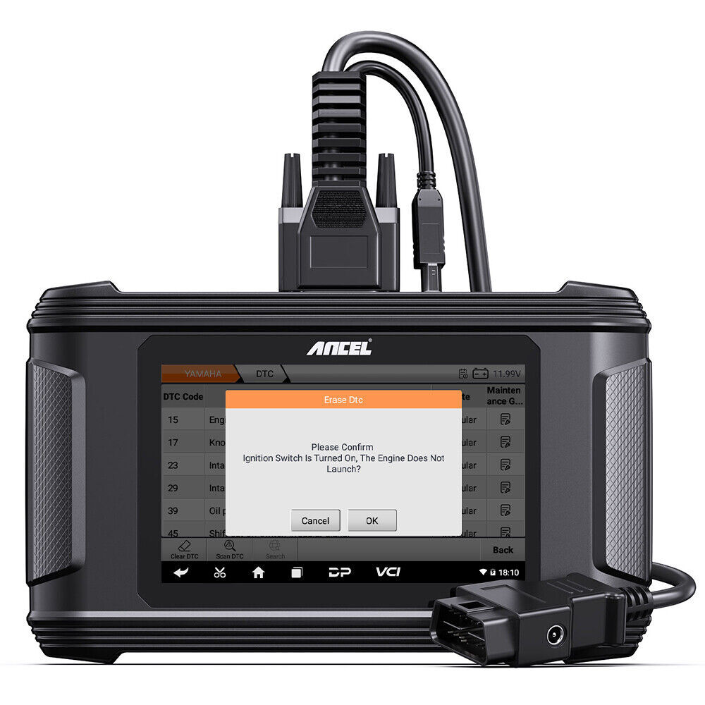 ANCEL MR500 Scanner Diagnostic Tool Read Codes For Yamaha Marine Outboard Engine