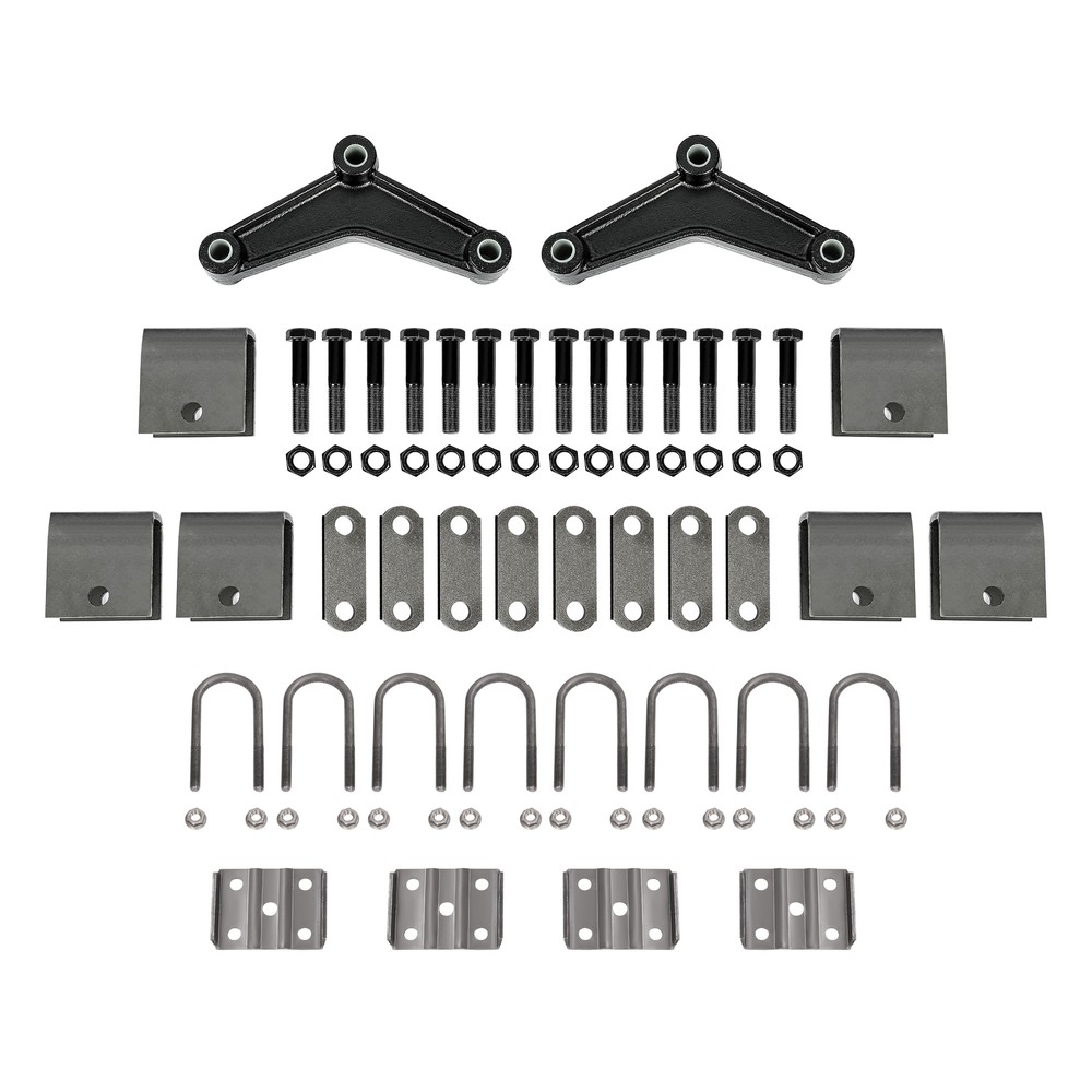 3500lbs Tandem Trailer Axle Suspension Kit Leaf Springs U-bolt + Hanger Set