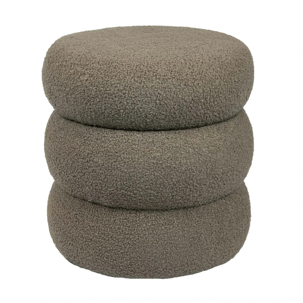 Cloud Ottoman, Boucle Taupe