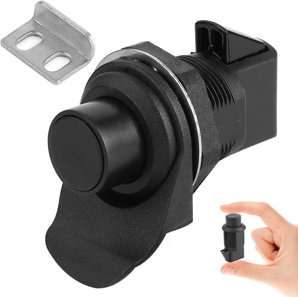 ABS Plastic Push Button Latch Low Pitch Push Catch Holder Mechanism Snap