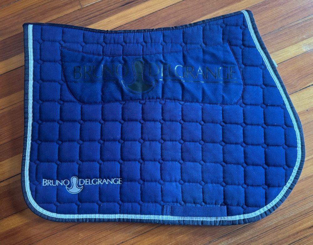 Bruno Delgrange Saddle Pad - Logo / Grip - Special Edition - Excellent
