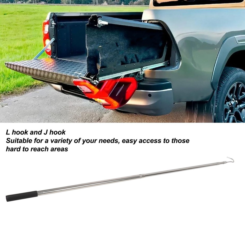 Telescoping Pull Pole Stainless Steel Durable Cargo Retriever For Construct HFGU