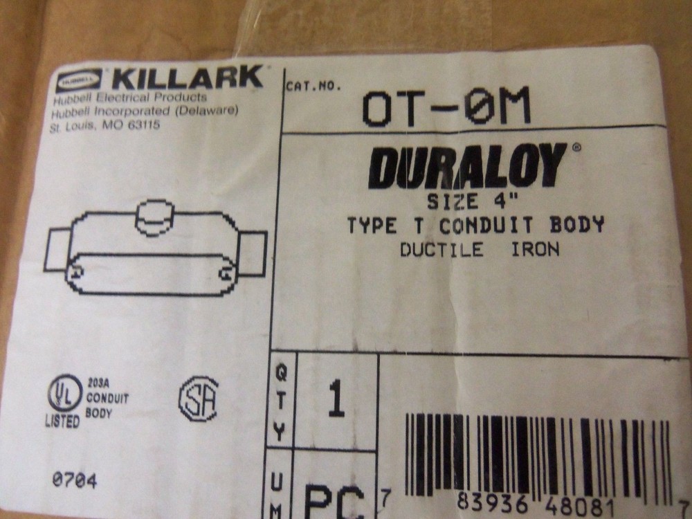 KILLARK OT-0M CONDUIT NSMP