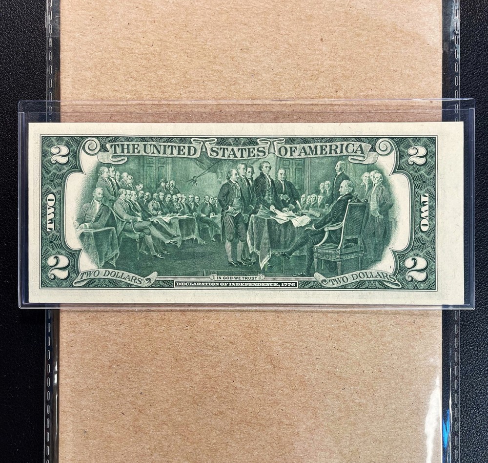 1976 $2 FRN Richmond "MISALIGNMENT ERROR" - UNC "GOOD EMBOSSING"