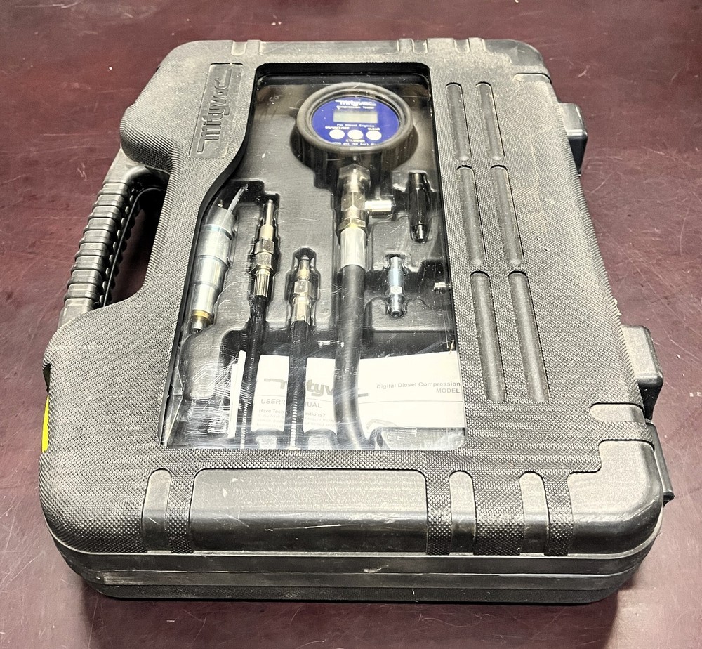 MityVac Diesel Compression Test Kit, model MV5535, with case