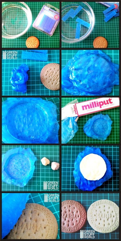 Blue Stuff 8Bars - Make reusables instant molds - Warhammer 40K OOAK Doll Reborn