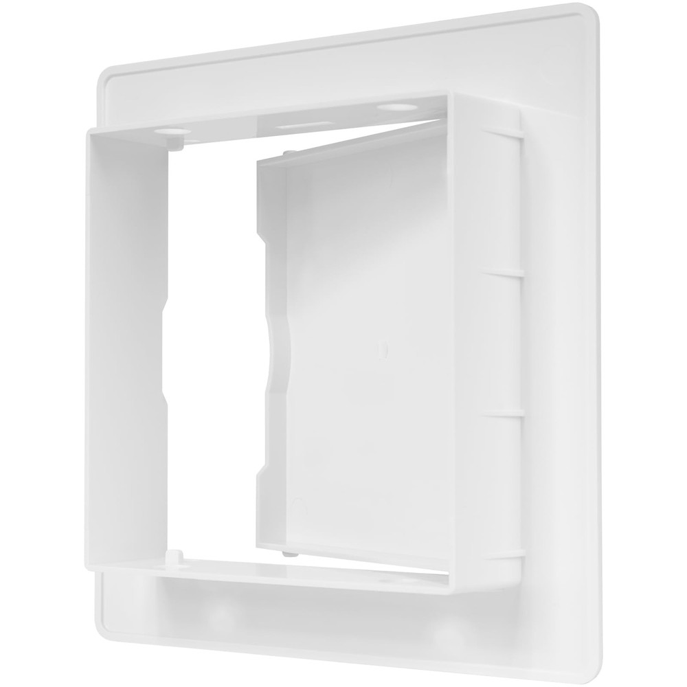 4" x 4" White Plastic Access Panel. Service Shaft Door Panel. Plumbing, Elect...