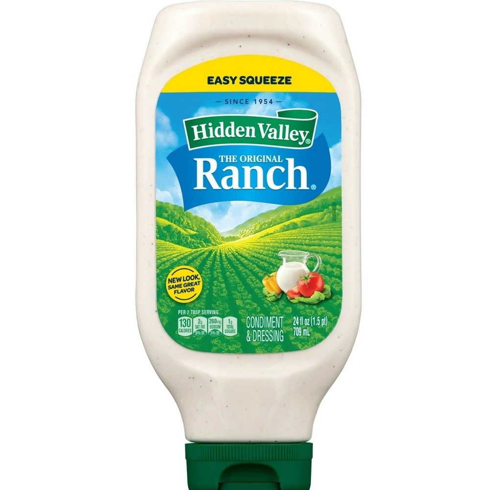 (2-Pack) Hidden Valley Original Ranch Dressing & Topping, 24 oz Bottles