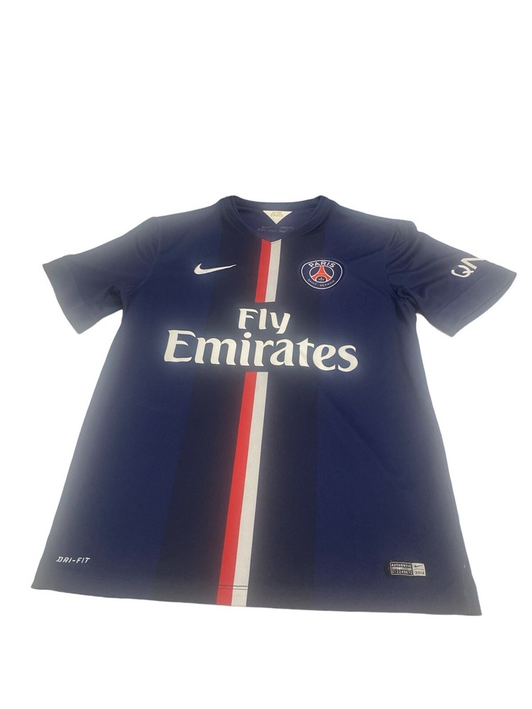 Preowned Nike Paris Saint-Germain Soccer Jersey Size Medium R1
