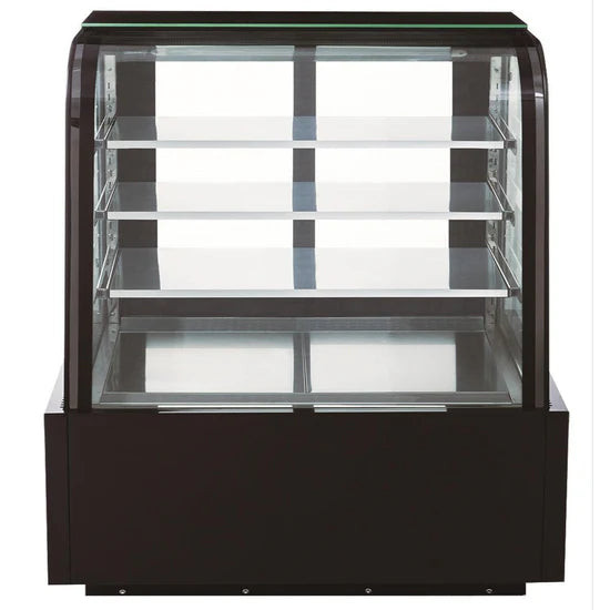 DDM48R-CB Curved Glass 48" Cake Showcase