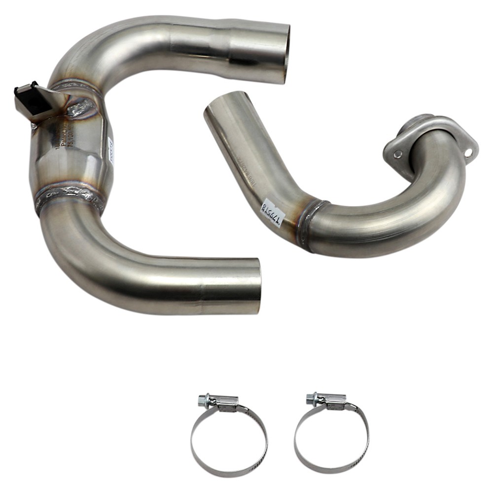 FMF Racing MegaBomb Header with Midpipe - Stainless Steel - 044449
