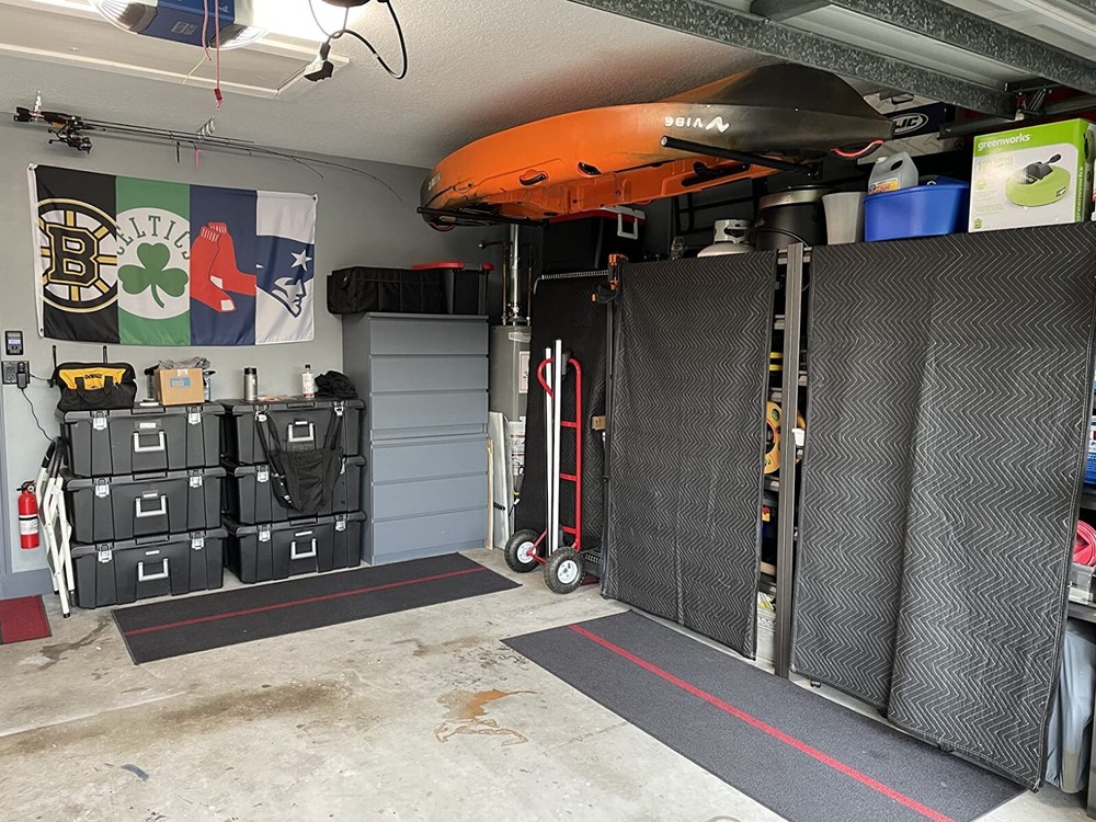 75lbs Single Kayak Ceiling Rack Surfboard Storage Overhead Garage Hanging System