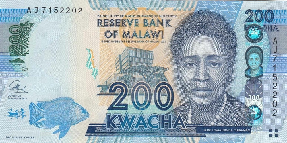 Malawi 200 Kwacha (1.1.2013) - p60b UNC