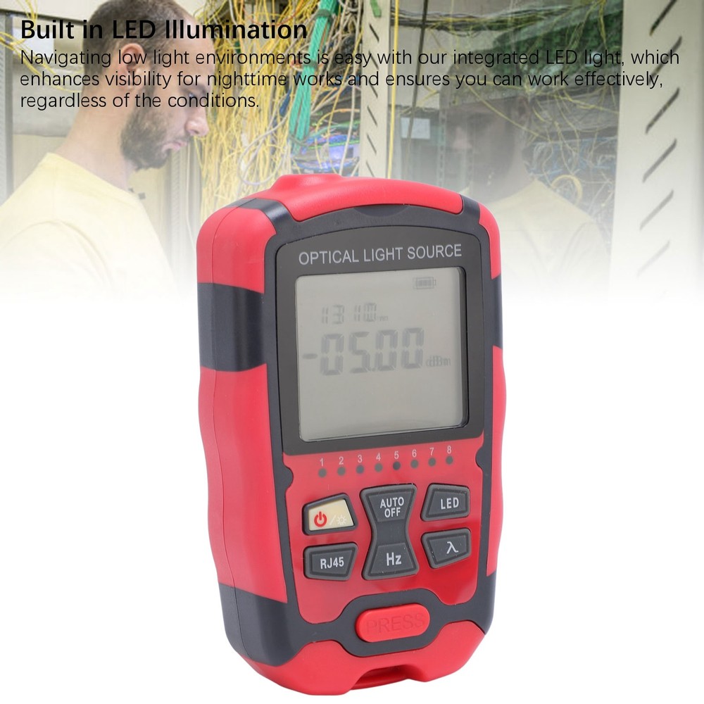 1310 1550nm Optical Light Source For Fiber Optic Testing Professionals Premium