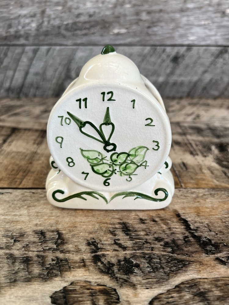 Faux Decoative Ceramic Clock Organizer Home Decor Office Decor