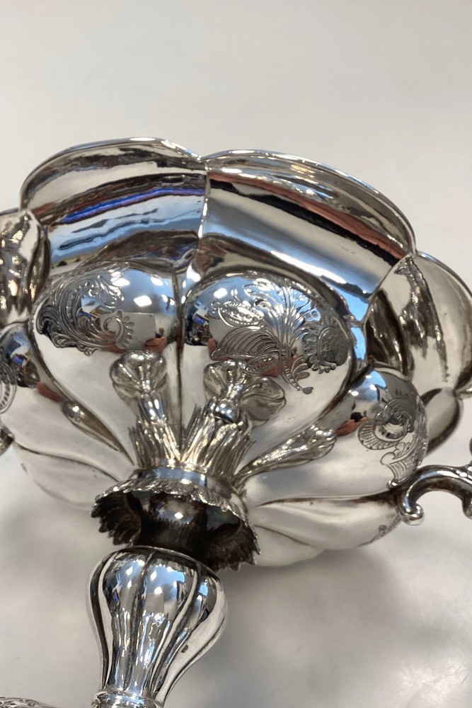 Beautiful old Silver Empire Bowl with handle