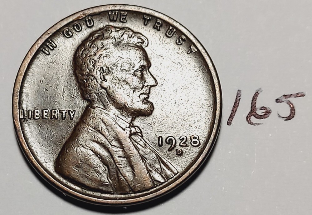 1928-D Lincoln Wheat Cent #165