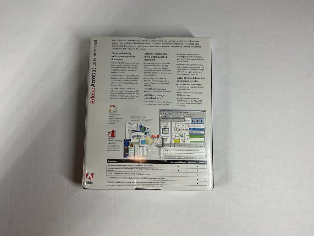 Adobe Acrobat 7.0 Professional - Windows Sealed NEW
