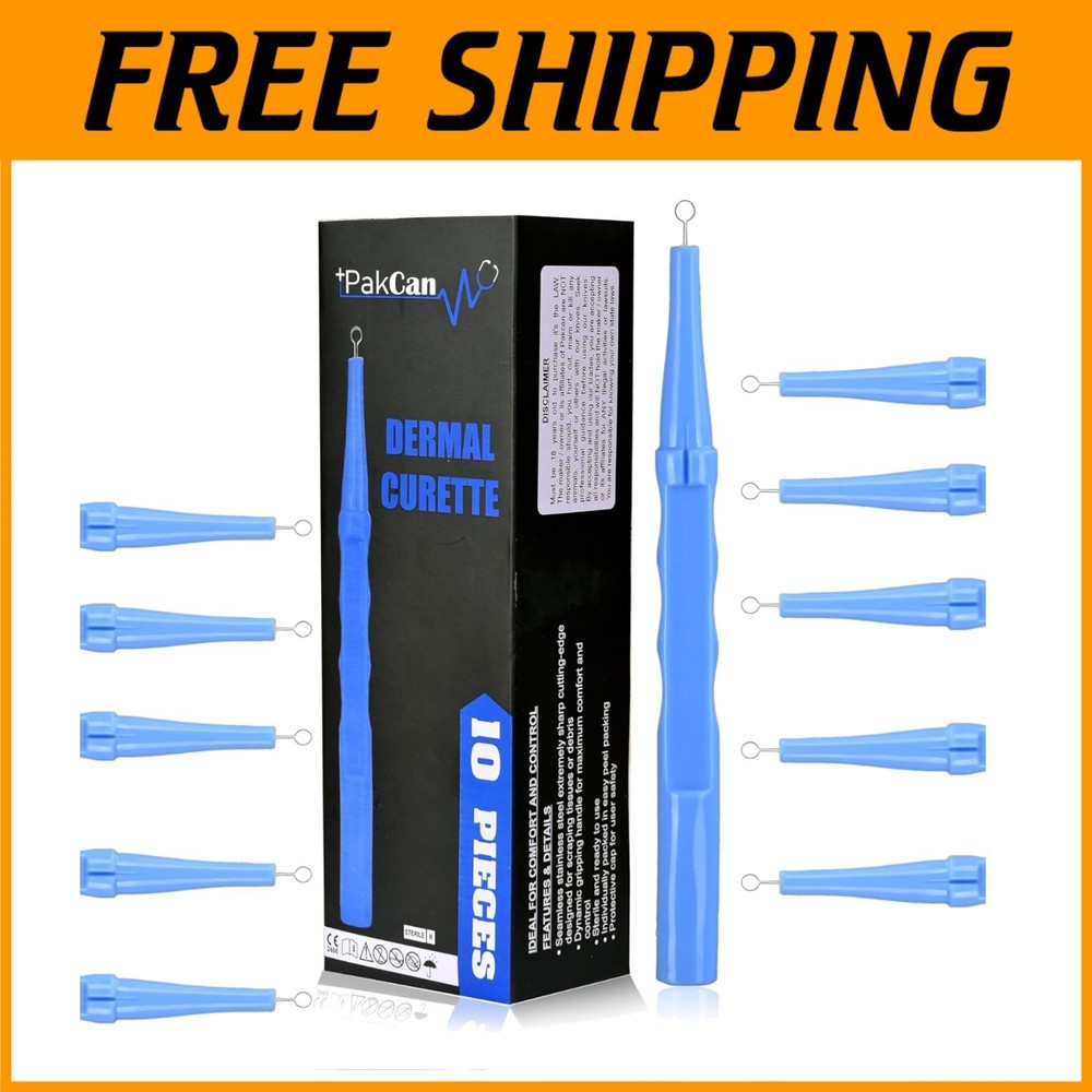 Protective Cap Disposable Curettes - 10-Pack