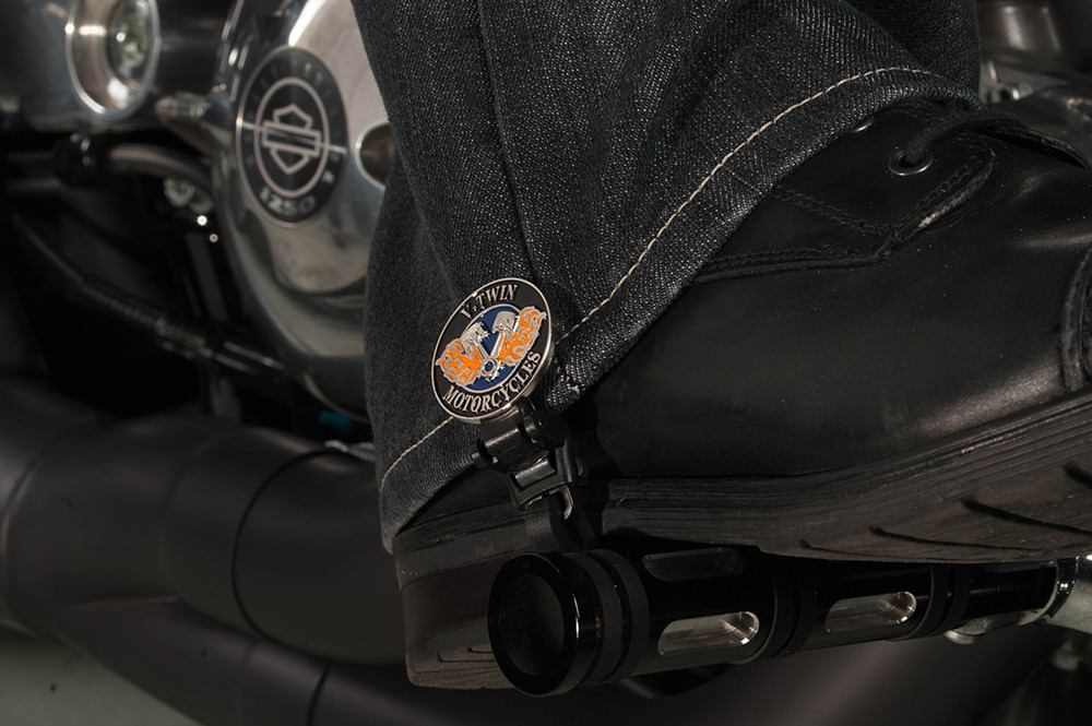 4" V-Twin Cycle Biker Boot Straps