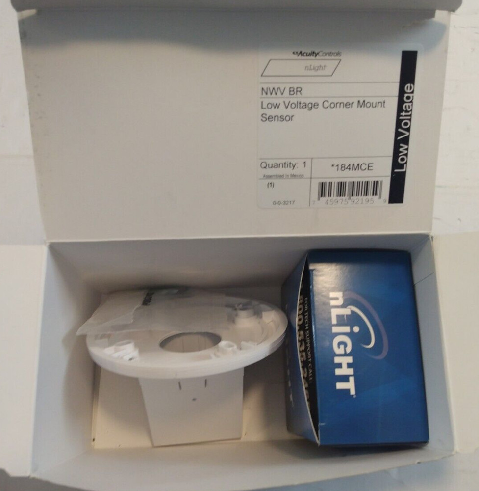ACUITY CONTROLS NWV-16 LOW VOLTAGE CORNER MOUNT SENSOR KIT