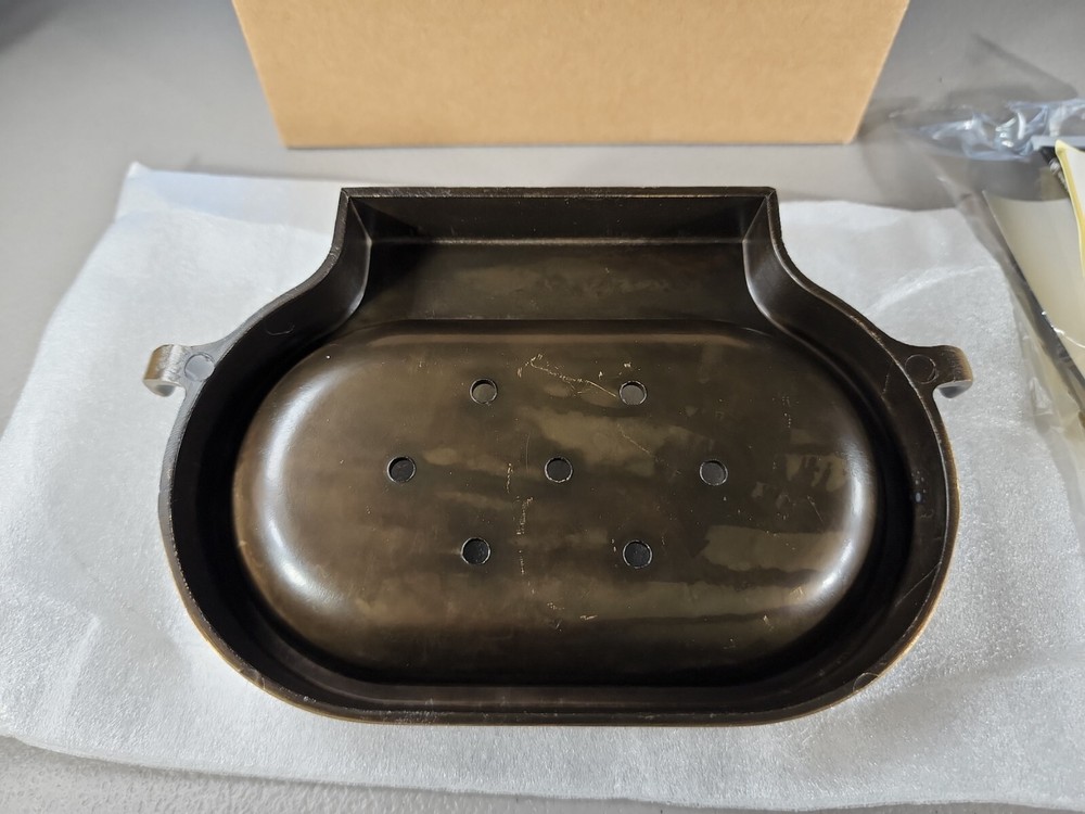 Bronze Wall Mounted Soap Dish w/ Hooks and Hardware