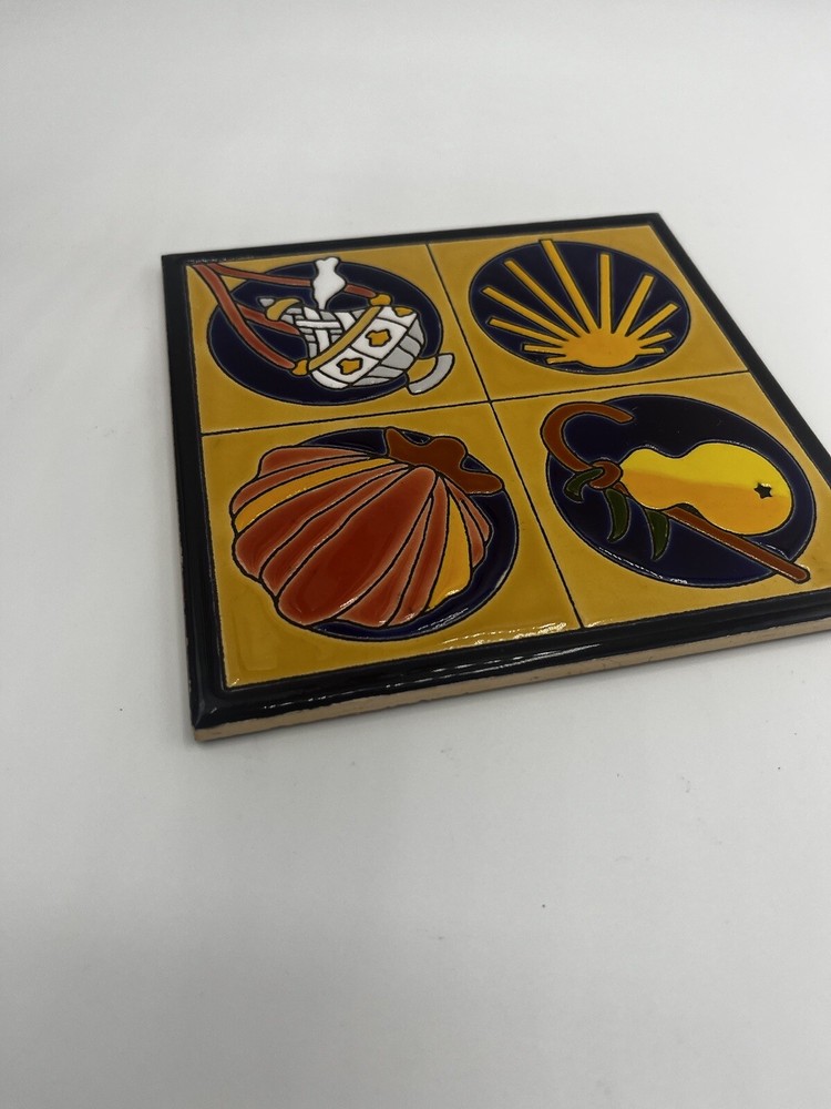 Art Hand Made Glazed Tile 5”x 5"