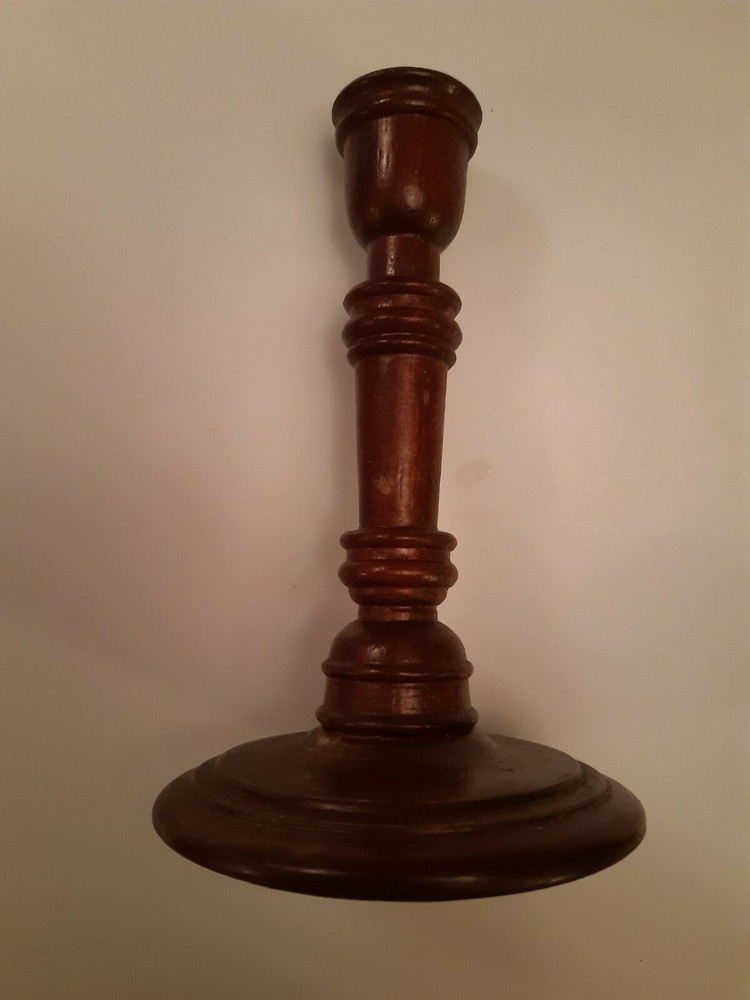 x2 Hallmark Wooden Candlesticks