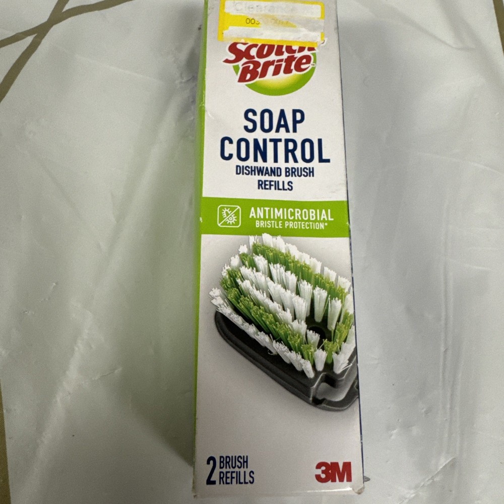 Scotch Brite Soap Control Dishwand Brush Refills 2 Pack