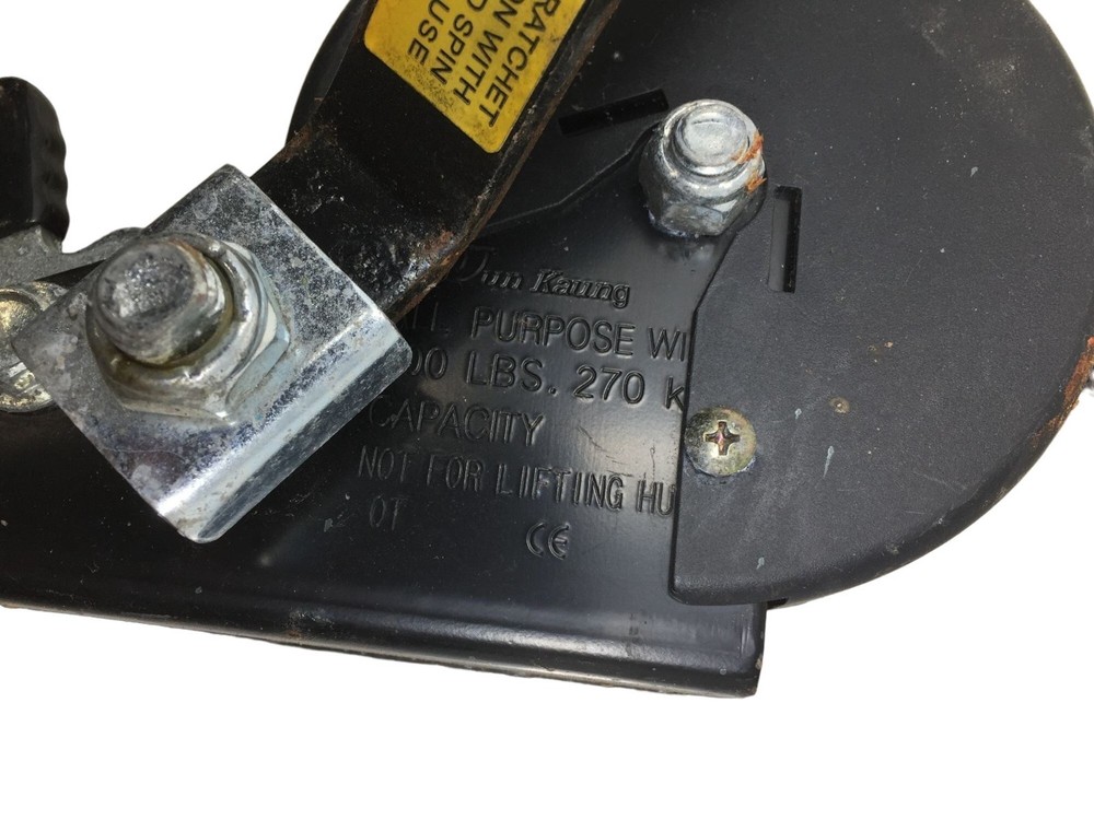 Black and Silver Jun Kaung All Purpose Ratchet Winch Puller