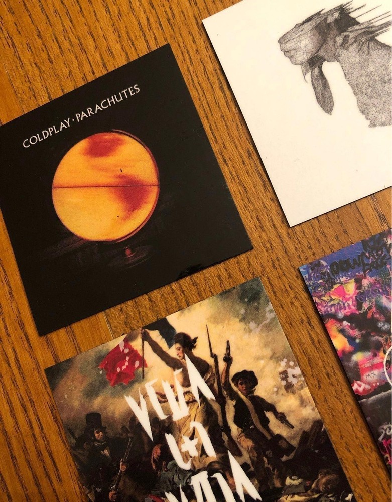 Coldplay fridge magnets