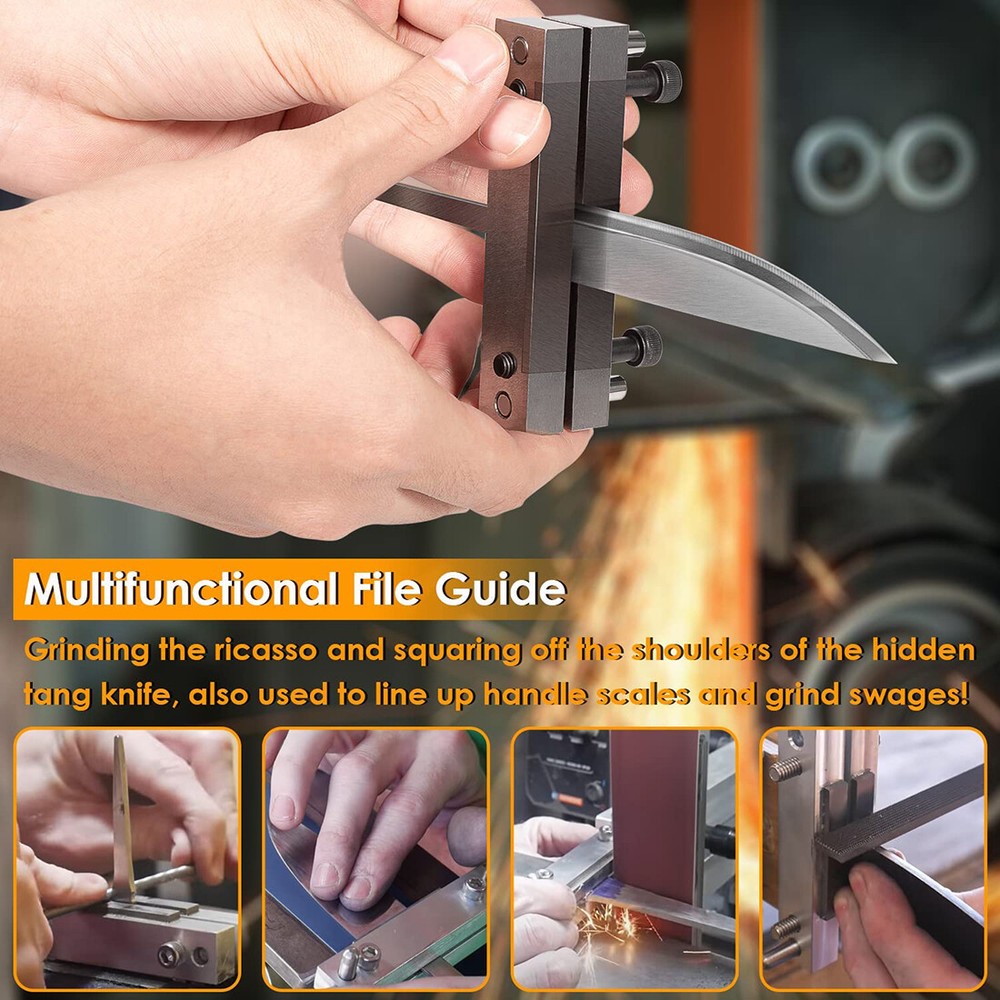 For Knife Making Tool Knife Makers grinding jig File Guide with Carbide Surface