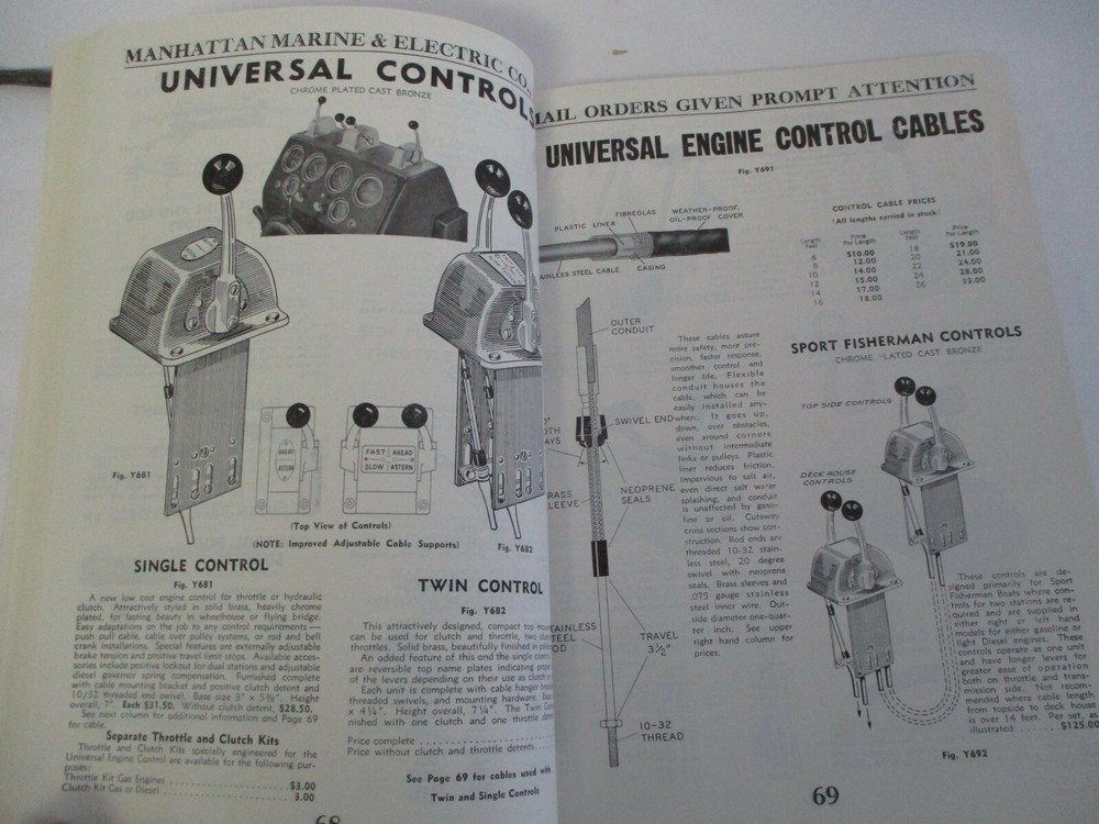 MANHATTAN MARINE Complete Reference Catalog 1962 Naval Architects, Yachtsmen +