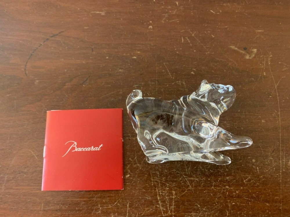 Baccarat Crystal Pug Dog