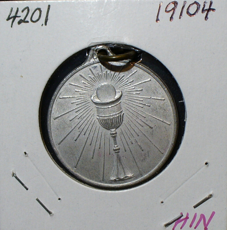 Argentina Religious Communion Aluminum Medal
