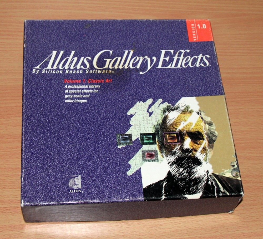 Aldus Gallery Effects 1.0 for Windows 3.x – 3.5" Floppy Graphics Software