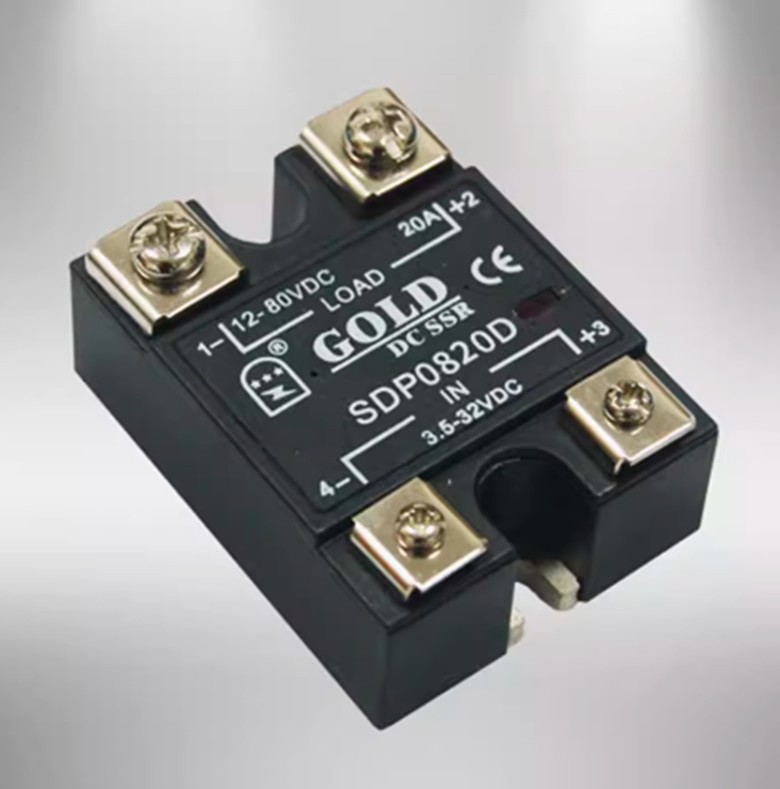 GOLD single-phase DC solid-state relay SDP0820D 20A 12-80VDC