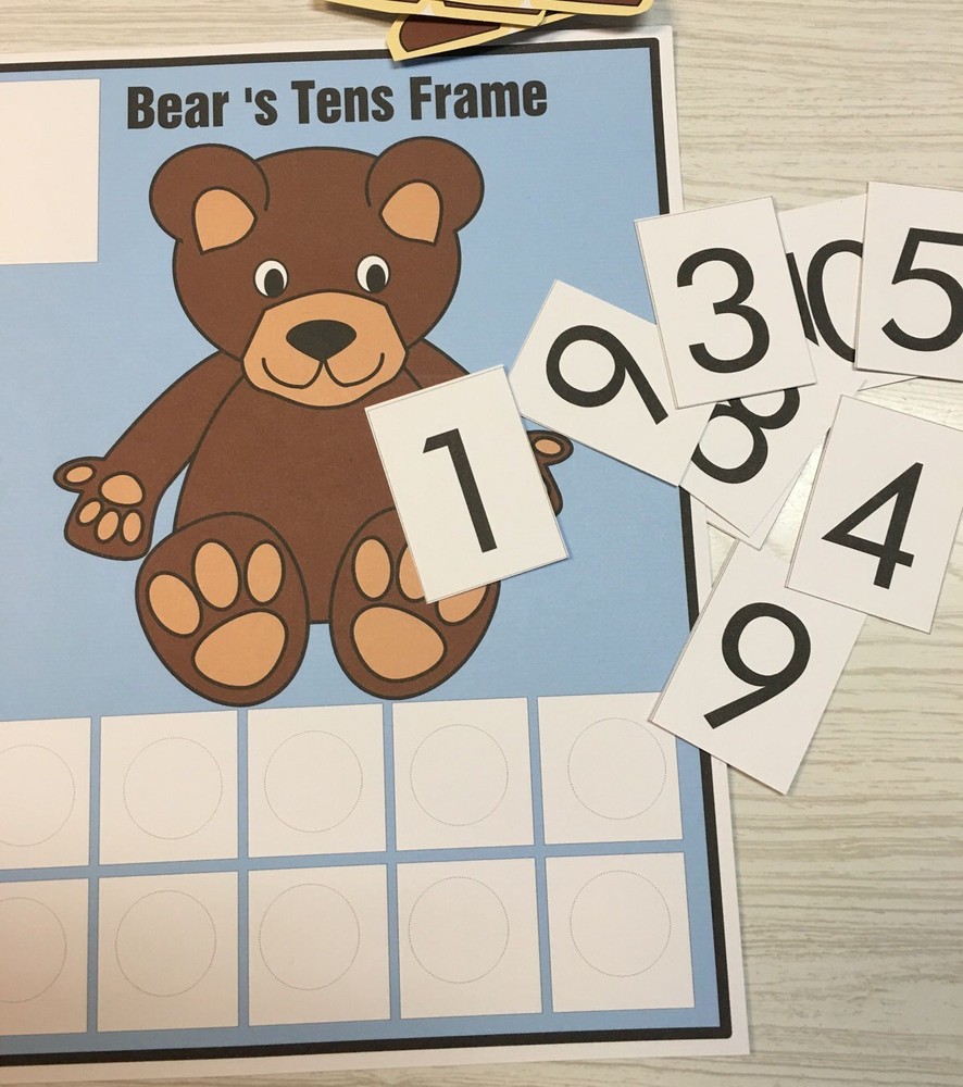 BEARS -THEMED Learning Activities Package - LAMINATED - Teaching supplies